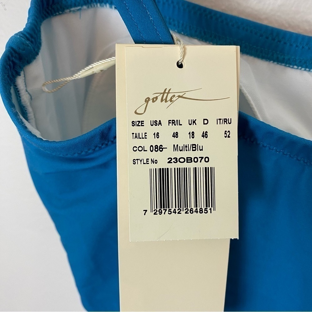 Gottex Ocean Breeze Bandeau One-Piece Swimsuit - Picture 4 of 5